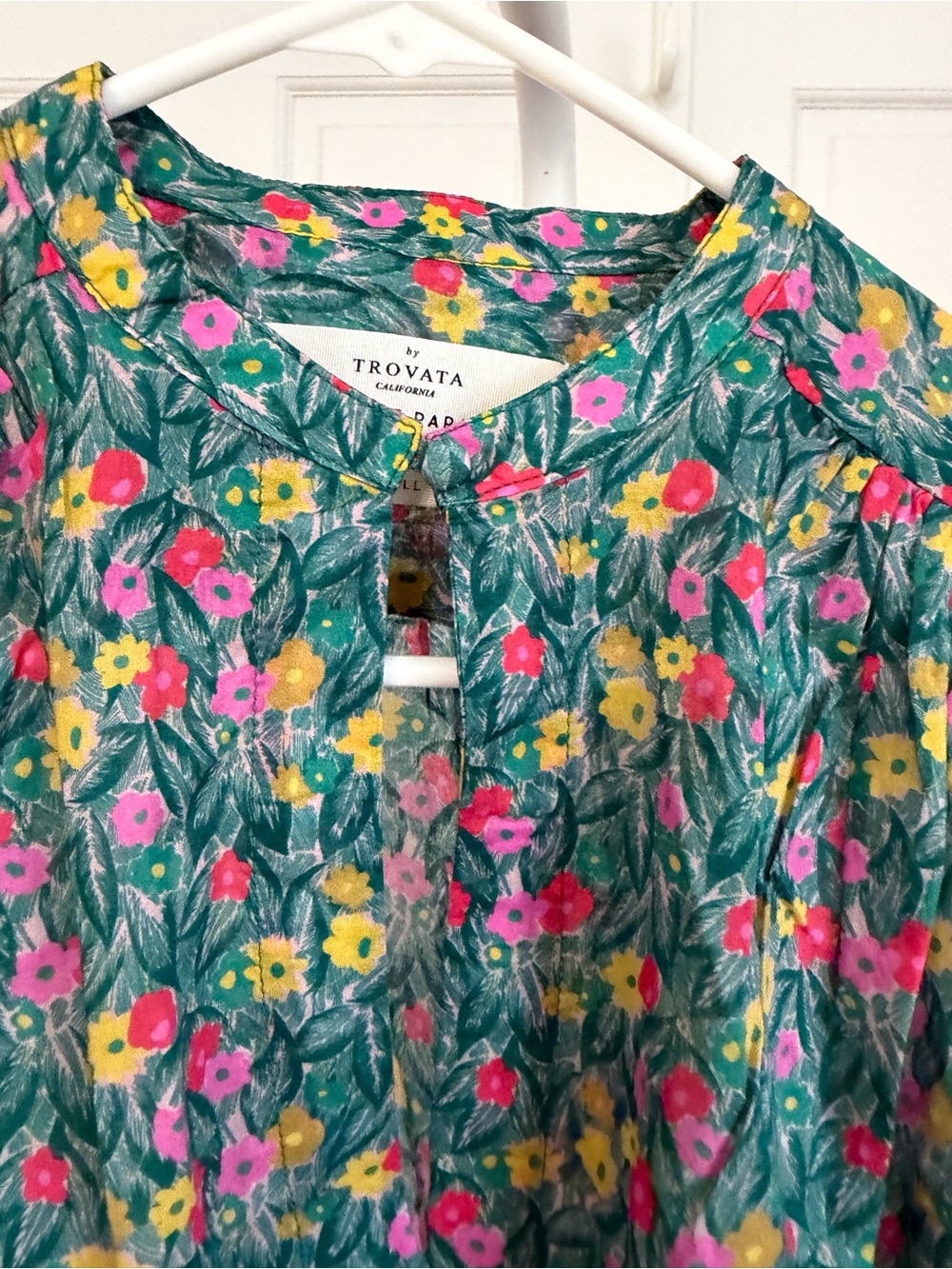 NWT Trovata Birds of Paradis Aline Blouse Size Small & Medium - Picture 7 of 9